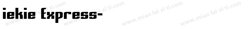 iekie Express字体转换
